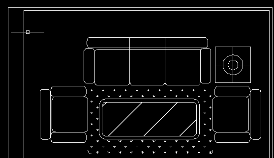cad沙发平面图怎么画?
