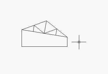 cad钢结构屋顶单线图的绘制教程