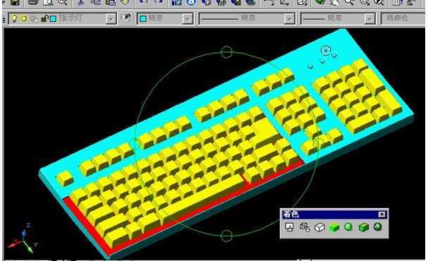 CAD绘制键盘-指示灯视频教程免费下载 - CAD