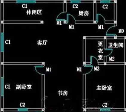 CAD户型图绘制教程，教你如何画户型图