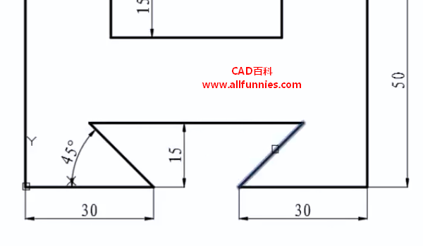 CAD怎么对燕尾槽进行角度尺寸的标注