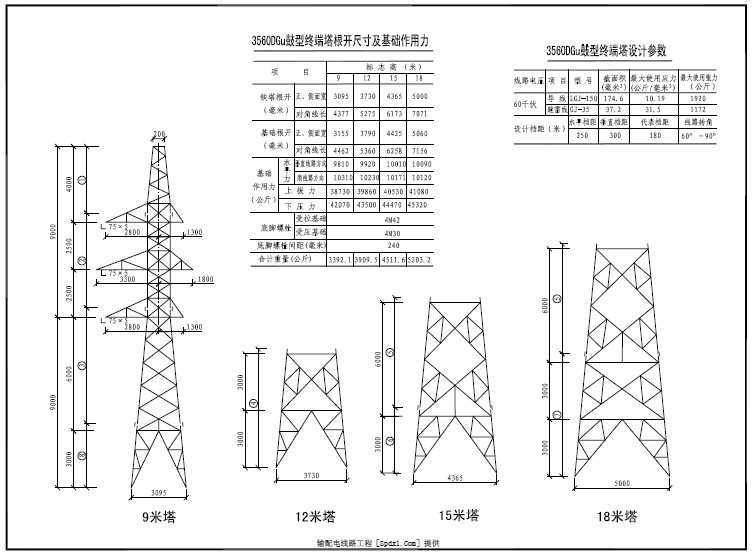 35kv铁塔图集