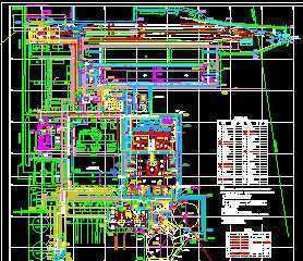 电厂二期工程管线分布图