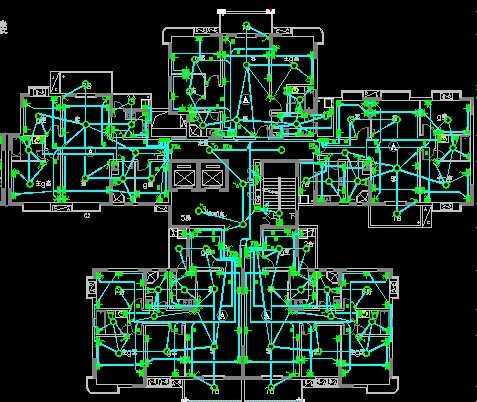 住宅楼强弱电图纸