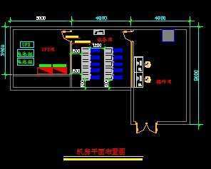 机房平面布置图