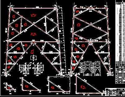 供电铁塔通用设计图纸