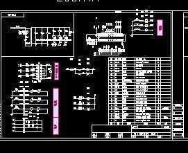 综合配电箱配置图及控制原理图