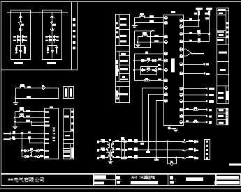某工厂中置柜电气系统设计图免费下载 - 电气图纸