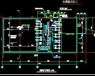 水泵房配电及照明系统施工图免费下载 电气图纸 土木工程网