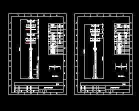 钢电杆安装图免费下载 - 电气图纸 - 土木工程网