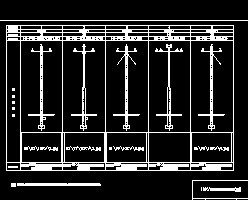 10kv配电线路杆型设计图纸