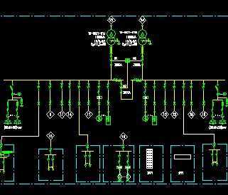 某工厂配电单线设计图