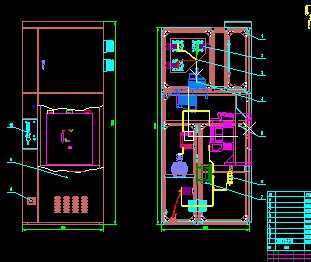 箱型固定式高压柜总装结构图免费下载 - 电气图纸
