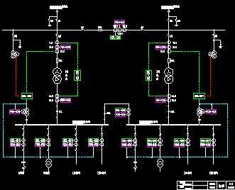 变电站自动化主接线图