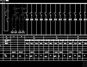 某低压馈配电柜一次系统图