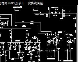 某地区电网主接线图