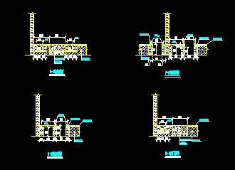 电房基础剖面图大样图