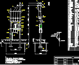 杆上变压器通用图