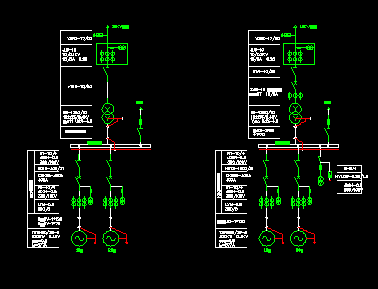 低压水电站电气主接线图免费下载 - 电气图纸 - 土木工程网