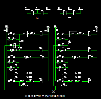 双电源互为备用的apd原理接线图