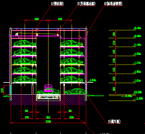 智能化立体车库部件详图免费下载 - 电气图纸 - 土木