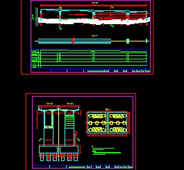 260米连续刚构桥桥型布置图