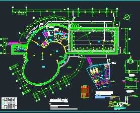 某会所游泳池水循环系统设计图