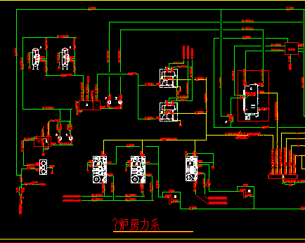 锅炉房热力系统图