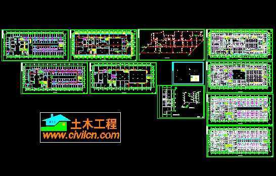 某洗浴中心消防平面图