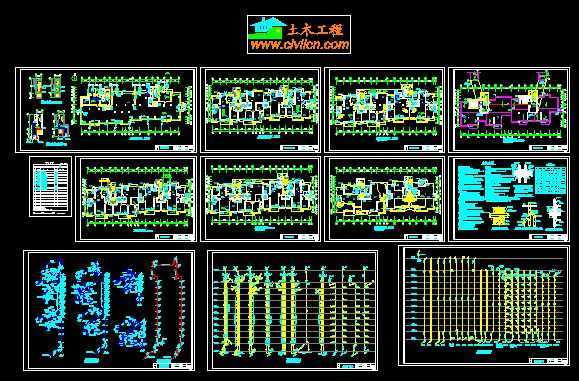 某小高层住宅给排水施工图