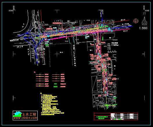 道路综合管线图