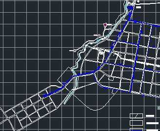 县城给水管道系统总平面图免费下载 - 市政小区给排水图 - 土木工程网