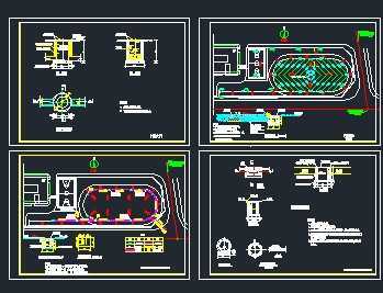 某小学运动场排水系统设计图
