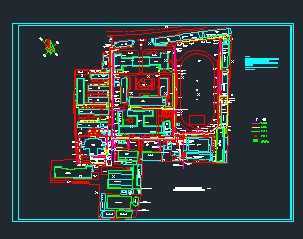 某学校室外雨污分流总平面图