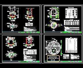 砖砌雨水检查井及盖板配筋图