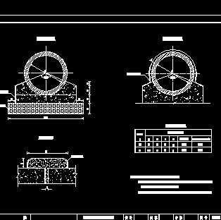 排水管基础,接口构造详图免费下载 - 市政小区给排水