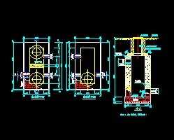 某管道倒虹井大样图