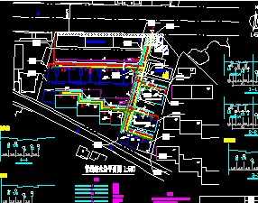 某小区综合与雨污水管网设计图