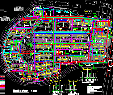 某小区市政综合管网布置图
