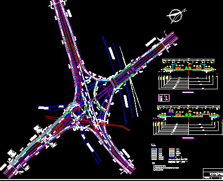 某立交管线规划设计图