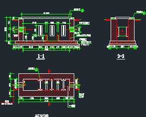 砖砌三级隔油池大样图