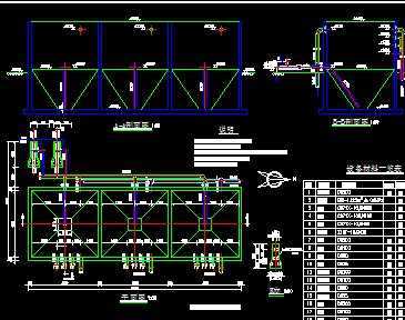 某污水处理工程污泥浓缩池设计图