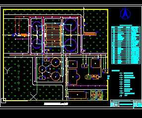 某污水处理厂平面设计图