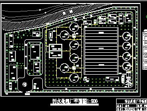 污水厂平面图