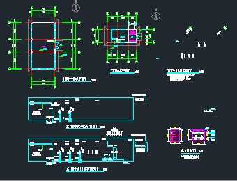 某消防水池和水泵房大样图