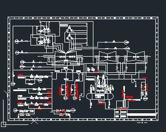 某电厂汽机系统施工图