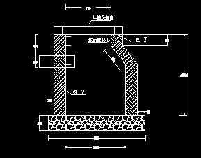 某市政渗水井构造图