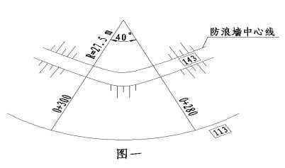 弯道施工简捷放线法