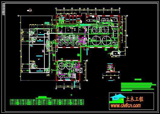 工艺管道平面竣工图