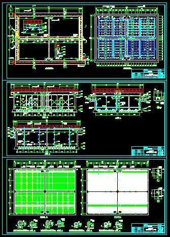 生物接触氧化池安装图免费下载 - 环保图纸 - 土木